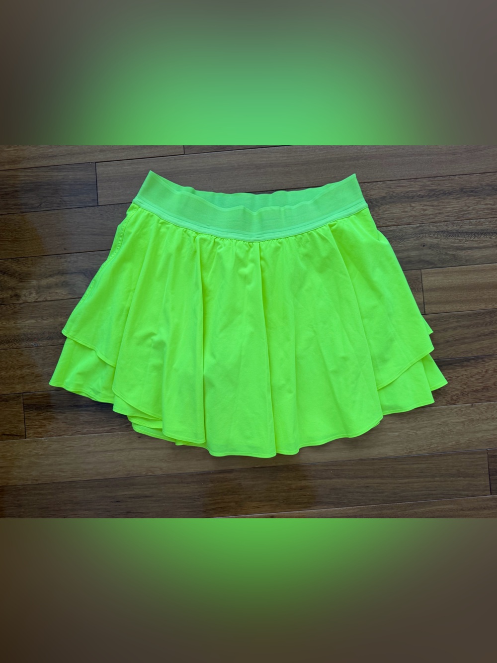 Lululemon Athletica Yellow tennis Skirt